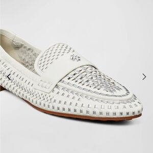 Tory Burch
Woven Bicolor Medallion Loafers